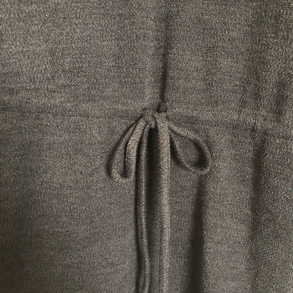 Doe & Rae Cardigan Black Waterfall Open Front Sweater W/pockets & Hood - Small - Picture 4 of 14